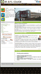 Mobile Screenshot of drbpscollege.com