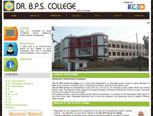 Tablet Screenshot of drbpscollege.com